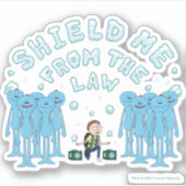 RICK EN MORTY™ | Schrapping van de wet Sticker (Voorkant)