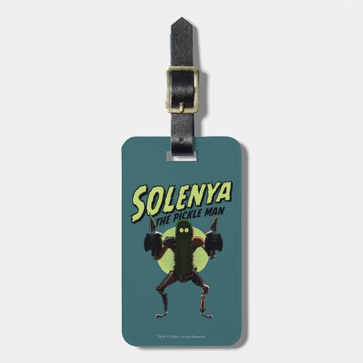 RICK EN MORTY™ | Solenya - het Man van de sikkel Bagagelabel (Voorkant verticaal)