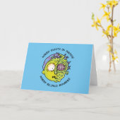 RICK EN MORTY™| Stileer Vliegofferte Kaart (Gele Bloem)