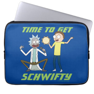 RICK EN MORTY™ Tijd om Schwity te halen Laptop Sleeve