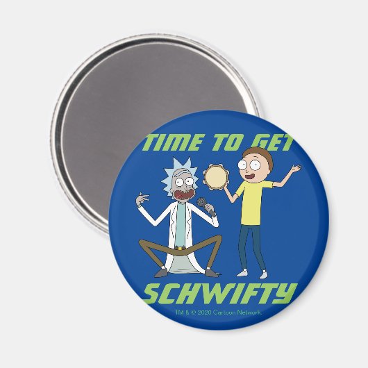 RICK EN MORTY™ | Tijd om Schwity te halen Magneet (Voorkant / Achterkant)