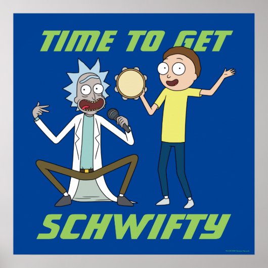 RICK EN MORTY™ | Tijd om Schwity te halen Poster (Voorkant)