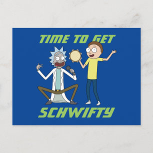 RICK EN MORTY™   Tijd om Schwity te halen Uitnodiging Briefkaart
