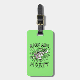 RICK EN MORTY™ Tot zuur Vat Bagagelabel
