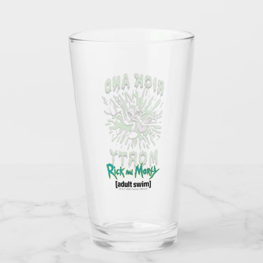 RICK EN MORTY™ | Tot zuur Vat Glas (Achterkant)