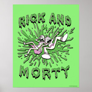 RICK EN MORTY™ Tot zuur Vat Poster