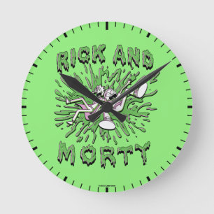RICK EN MORTY™ Tot zuur Vat Ronde Klok