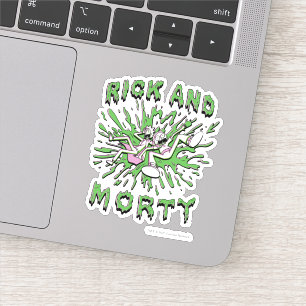 RICK EN MORTY™   Tot zuur Vat vallen Sticker