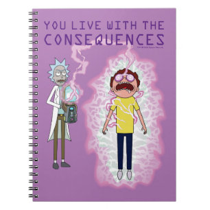 RICK EN MORTY™ U leef met de gevolgen Notitieboek
