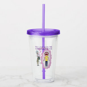 RICK EN MORTY™   U leeft met de gevolgen Acryl Drinkbeker