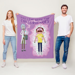 RICK EN MORTY™ U leeft met de gevolgen Fleece Deken