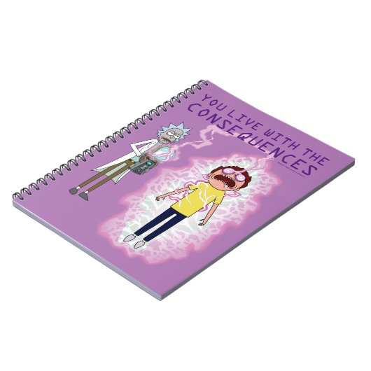 RICK EN MORTY™ | U leeft met de gevolgen Notitieboek (Linkerzijde)