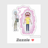 RICK EN MORTY™ | U leeft met de gevolgen Sticker (Vel)