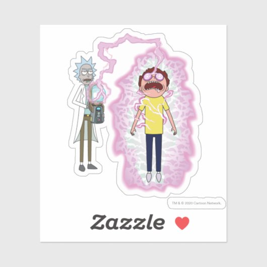 RICK EN MORTY™ | U leeft met de gevolgen Sticker (Vel)