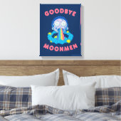RICK EN MORTY™ | Vaarwel Moonmen Canvas Afdruk (Insitu (Slaapkamer))