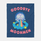 RICK EN MORTY™ | Vaarwel Moonmen Fleece Deken (Voorkant)