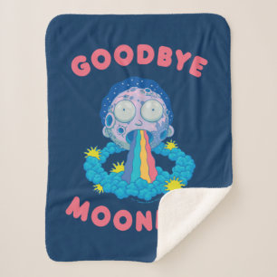 RICK EN MORTY™ Vaarwel Moonmen Sherpa Deken