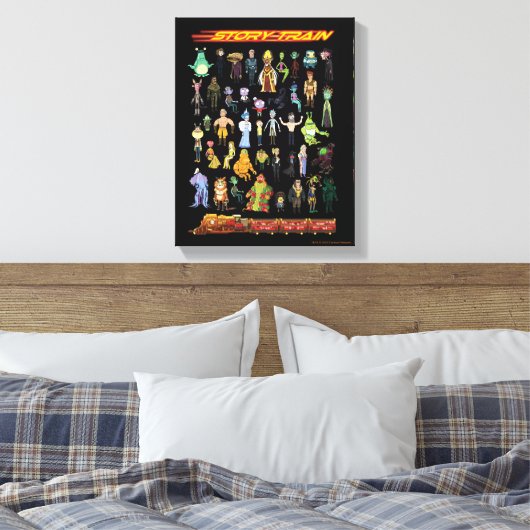 RICK EN MORTY™ | Verhaal Canvas Afdruk (Insitu (Slaapkamer))