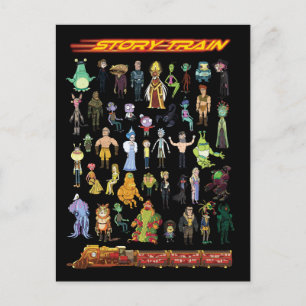 RICK EN MORTY™   Verhaal Uitnodiging Briefkaart