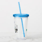 RICK EN MORTY™ | Vliegen in ruimtevaart Acryl Drinkbeker (Links)