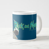 RICK EN MORTY™ | Vliegen in ruimtevaart Extra Grote Beker (Voorkant rechts)