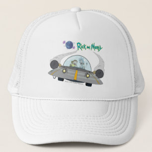 RICK EN MORTY™ Vliegen in ruimtevaart Trucker Pet
