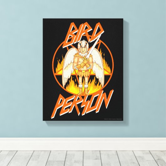 RICK EN MORTY™ | Vogeldrager Canvas Afdruk (Insitu (Houten vloer))
