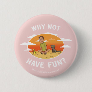 RICK EN MORTY™   Waarom hebben we geen flauw gevoe Ronde Button 5,7 Cm