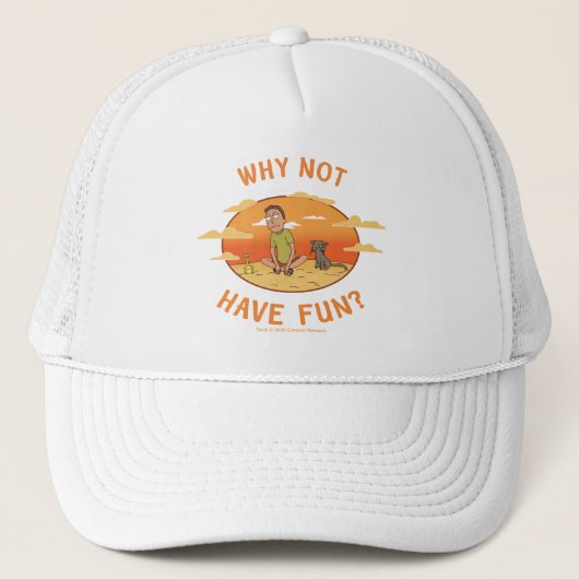 RICK EN MORTY™ | Waarom hebben we geen flauw gevoe Trucker Pet (Voorkant)