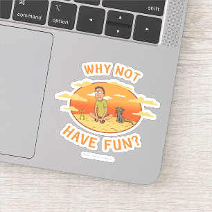 RICK EN MORTY™  Waarom niet hebben gespaard Sticker
