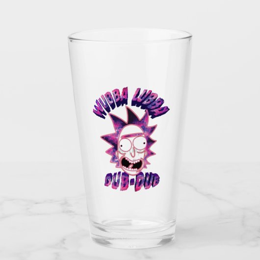 RICK EN MORTY™ | Wubba Lubba Dub-Dub Glas (Voorkant)
