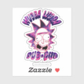 RICK EN MORTY™ | Wubba Lubba Dub-Dub Sticker (Vel)