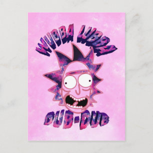 RICK EN MORTY™ Wubba Lubba Dub-Dub Uitnodiging Briefkaart