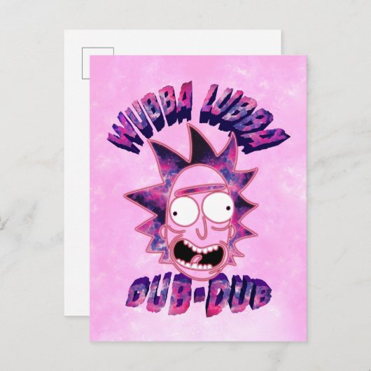 RICK EN MORTY™ | Wubba Lubba Dub-Dub Uitnodiging Briefkaart (Voorkant / Achterkant)