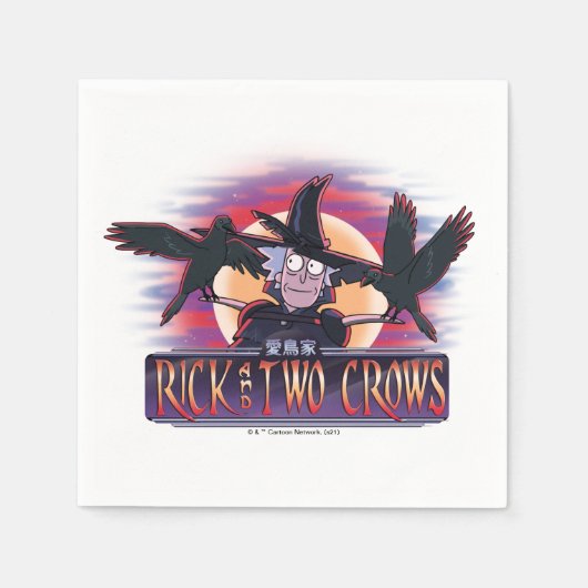 Rick en Two Crows Servet (Voorkant)