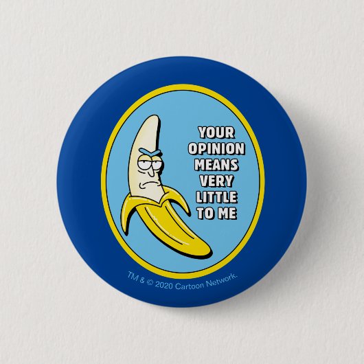 RICK ET MORTY™ | Badge en brique banane (Devant)