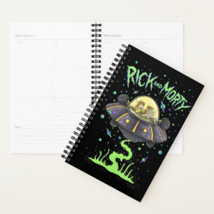 RICK ET MORTY™ Graphique de vol spatial illust