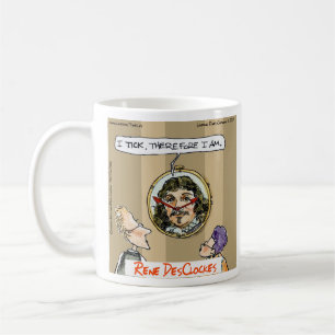 Rick London Cartoons Descartes Klok Strip Koffiemok