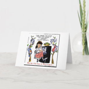 Rick London Ernestine Calling Birds Xmas Kaart