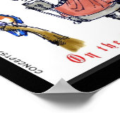 Rick London Ernestine Calling Birds Xmas Poster (Hoek)