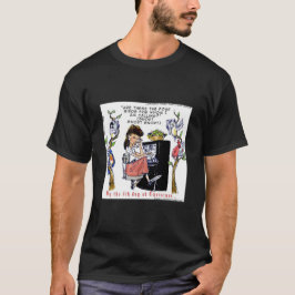 Rick London Ernestine Kerstvogels Kerstmis T-shirt