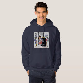 Rick London Ernestine Kerstvogels Xmas Hoodie