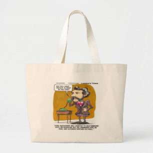 Rick London Funny Alexander Bell Phone Prank Grote Tote Bag