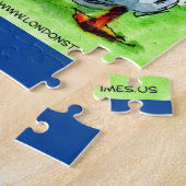 Rick London Funny Goose Vampire Wearing Bells Legpuzzel (Zijkant)