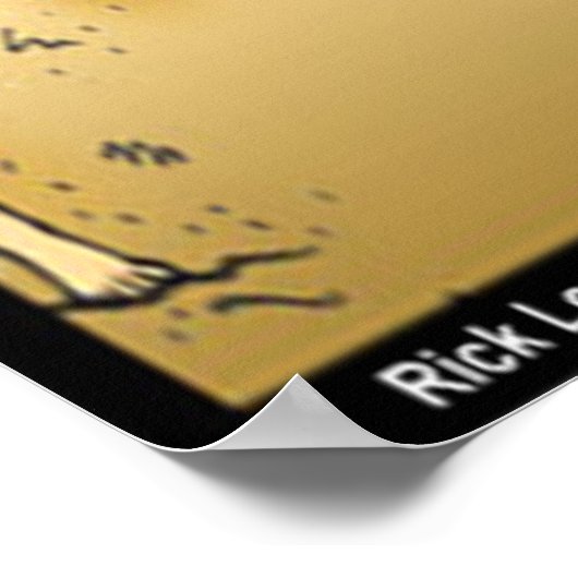 Rick London Funny Optical Illusion Optician Poster (Hoek)