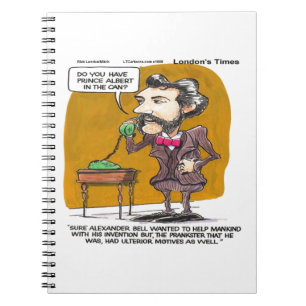Rick London Grappige Alexander Bell Telefoon Grapj Notitieboek