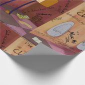 Rick London Grappige Kaas Badkamer Strip Cadeaupapier (Hoek)