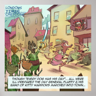 Rick London Grappige Katten Vs Honden Poster