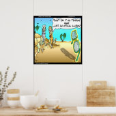 Rick London Grappige Optische Illusie Opticien Pos Poster (Keuken)