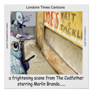 Rick London Grappige Vissen Maffia Poster Perfect Poster